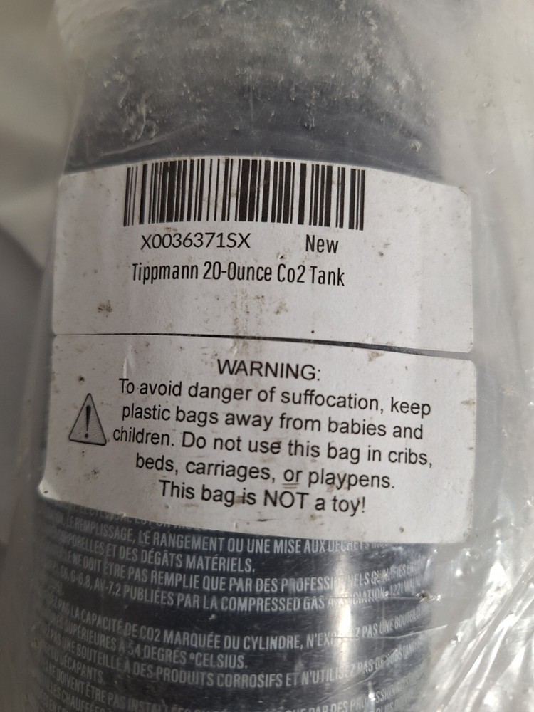 Tippmann 20oz CO2 Tank - Empty - Paintball