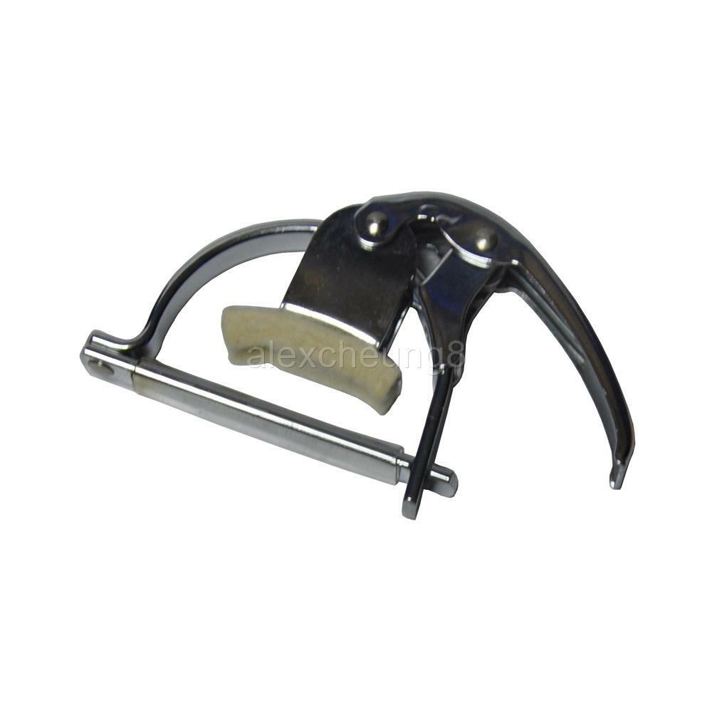 Alice A007B Chrome Metal Wool Pad Classical Guitar Capo