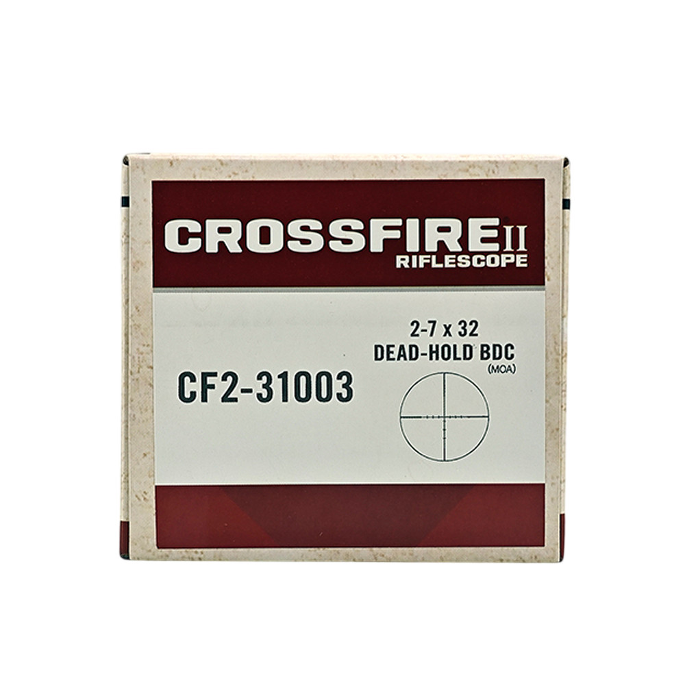 Vortex Crossfire II 2-7x32 Rifle Scope Dead-Hold BDC MOA Reticle CF2-31003