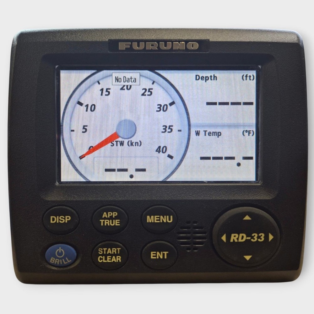 Furuno ~ RD-33 NMEA2000 Data Organizer Display w/ 2m N2k Drop Cable Fully Tested
