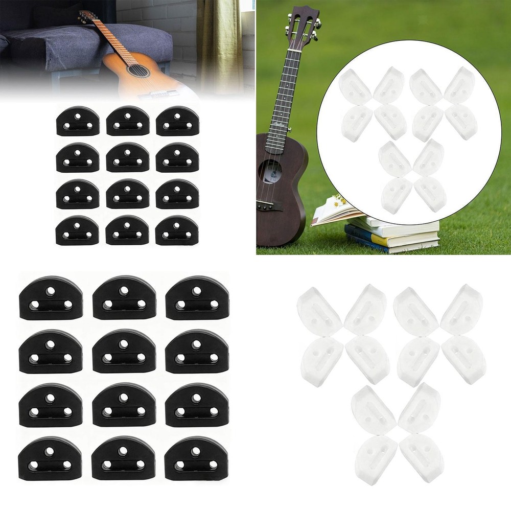12x 3 Hole Bridge Beads Versatile Classical Guitar Beads Guitar String Ties