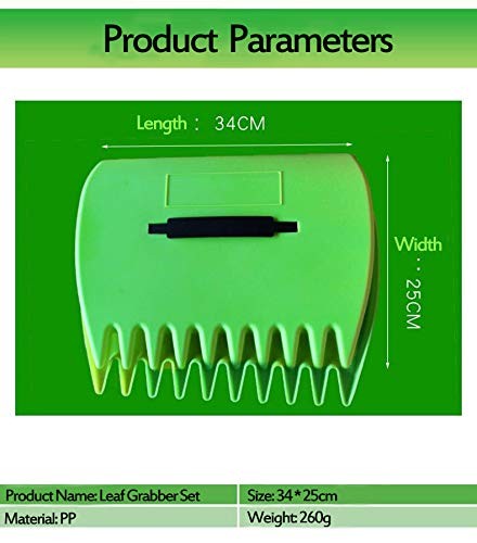 Leaf Grabber Set Paw Handheld Hazelnut Leaf Scoop Fast Lawn Remove Fallen Col...