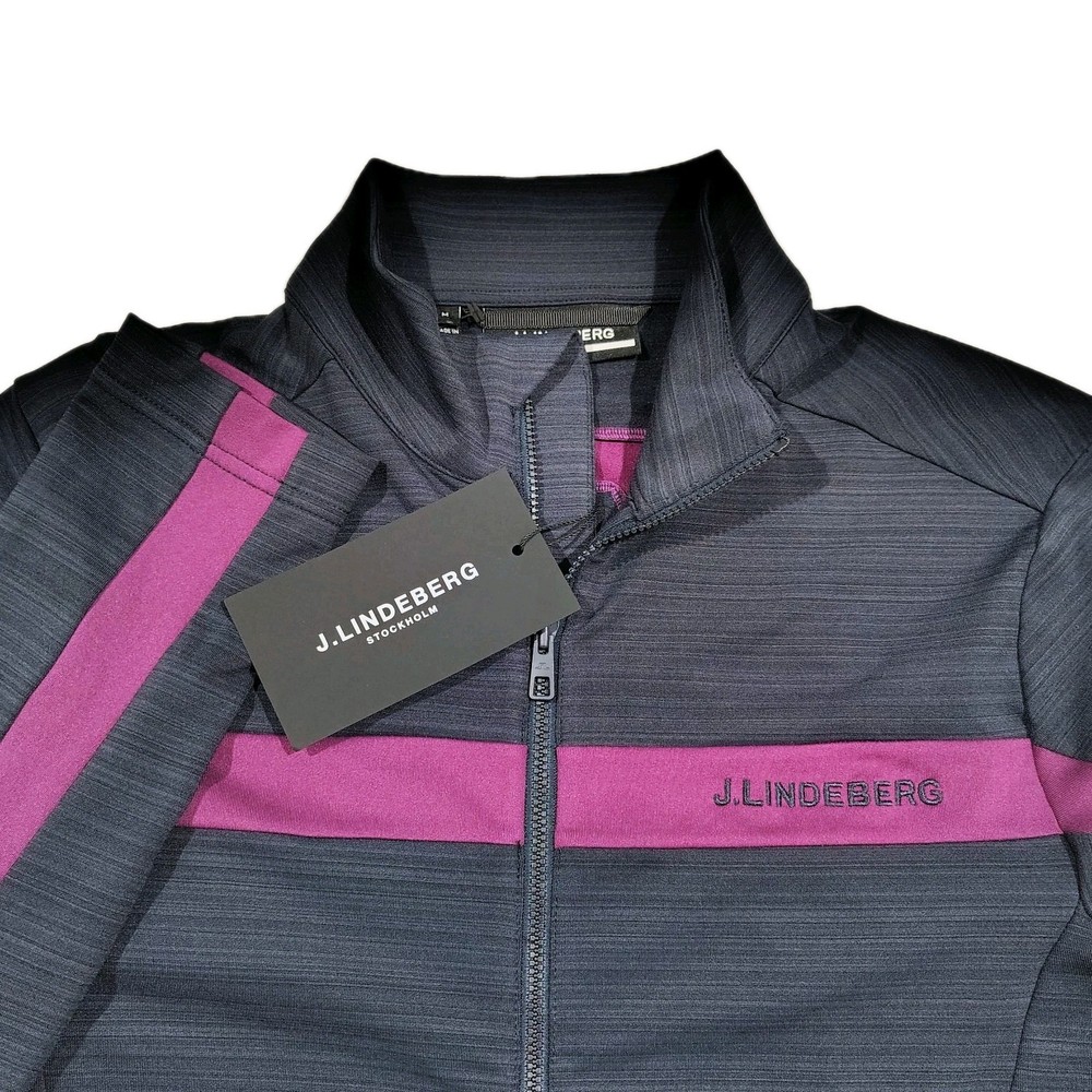 J Lindeberg Golf Jacket Mens Midlayer Jarvis M Golf Full Zip  Performance NWT