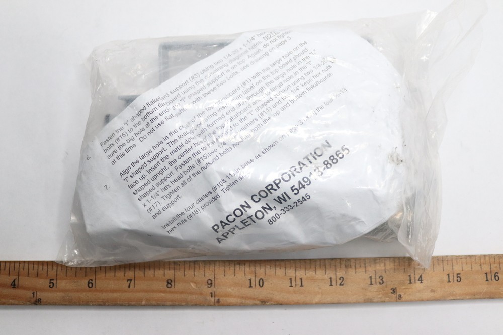 Pacon Rotary Rack Assembly Hardware and Instructions 0057542-20