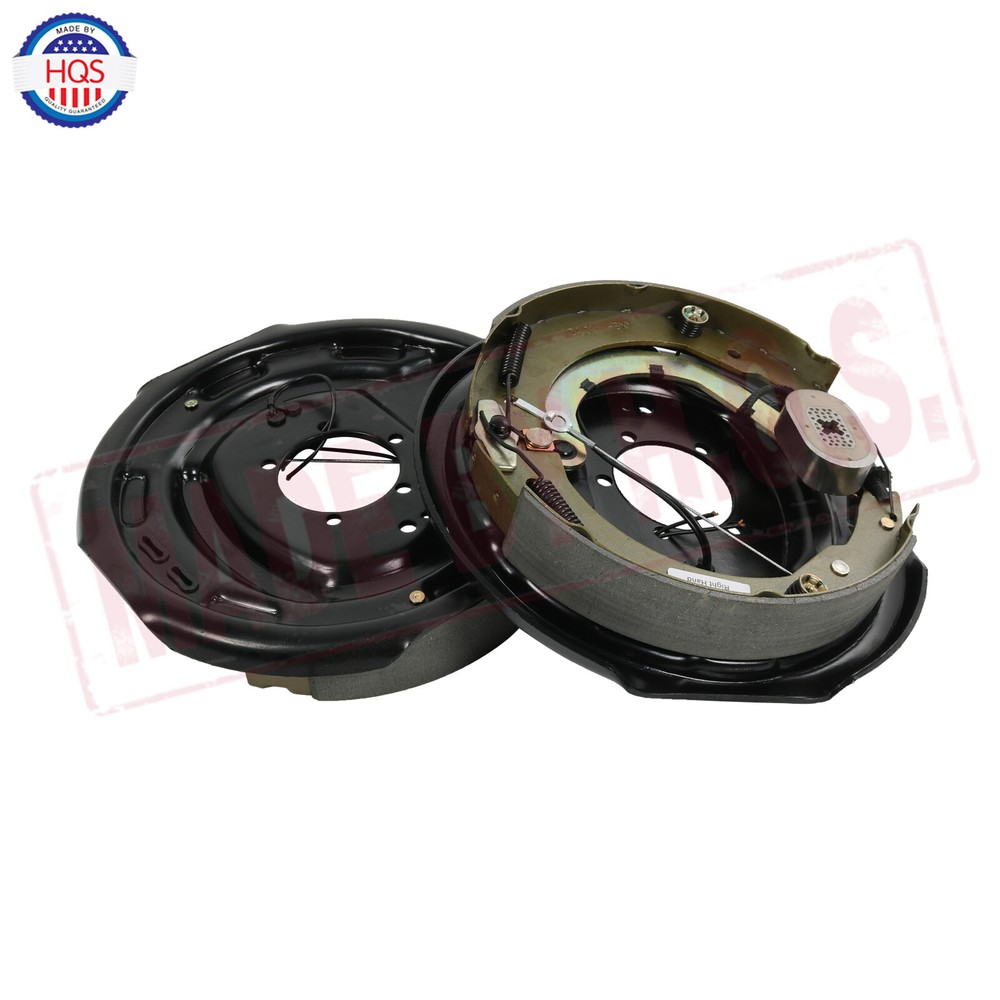 2 Pair(LH+RH) 7000 lbs Electric Trailer Brake 12" x 2" Self-Adjusting Assembly