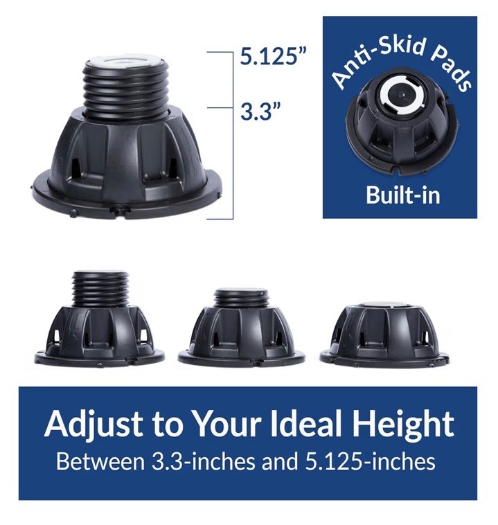 Bemis Risers, 4-Pack