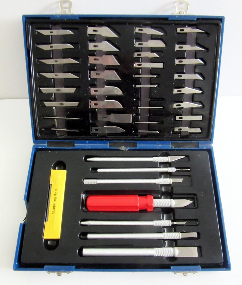 41 Piece Hobby Knife Set with Case