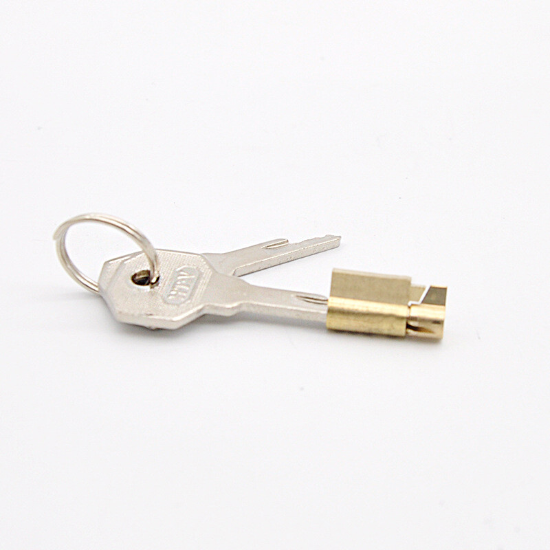 Replacement Metal Accessory Lock with Key for Men Cage Device Chastity Ring