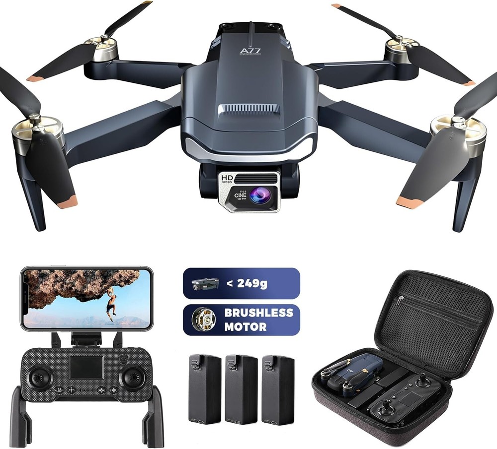Super Enduring Brushless Motor Drone with 84 Mins Super Long Flight Time, Drone