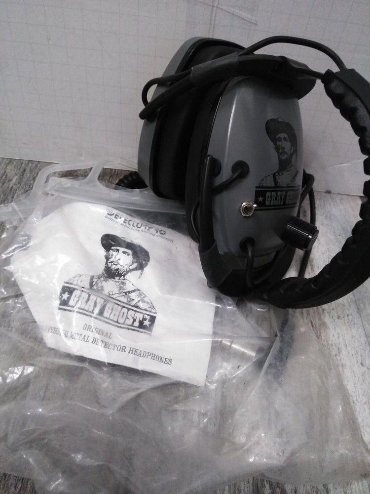 Detector Pro Gray Ghost  Headphones No Down Time Metal Detecting