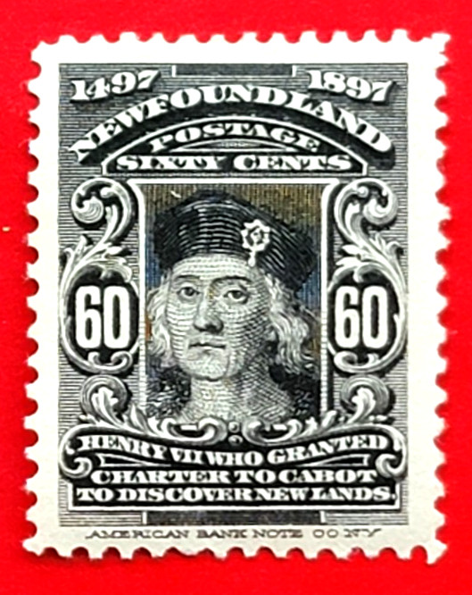 Canada Newfoundland #74 King Henry VII MH VF