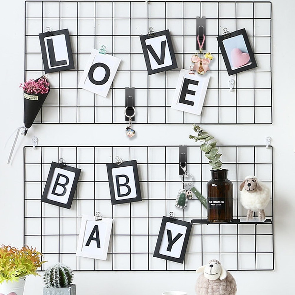 Gute 30 PCS Gridwall Display Hooks for Grid Wall Panel, Utility Hanging Hooks...