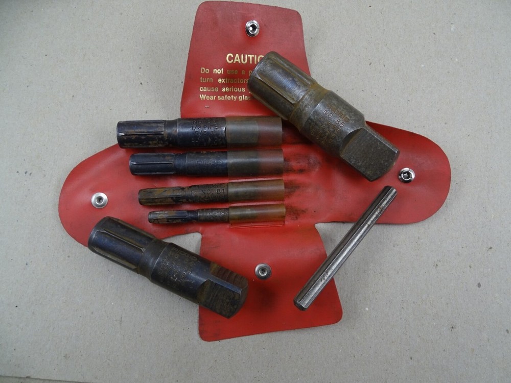 Ridgid Pipe Extractor Set w/ Additional Pieces , Set No 880