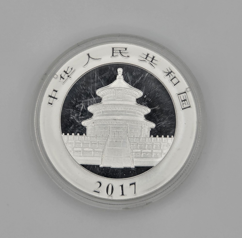 2017 1 oz silver panda Japan Mint