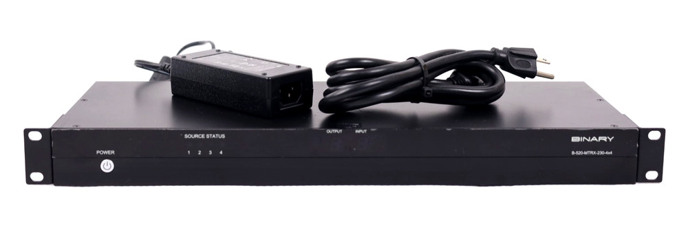 Binary B-520-MTRX-230-4x4 4x4 HDMI Matrix Switch r669
