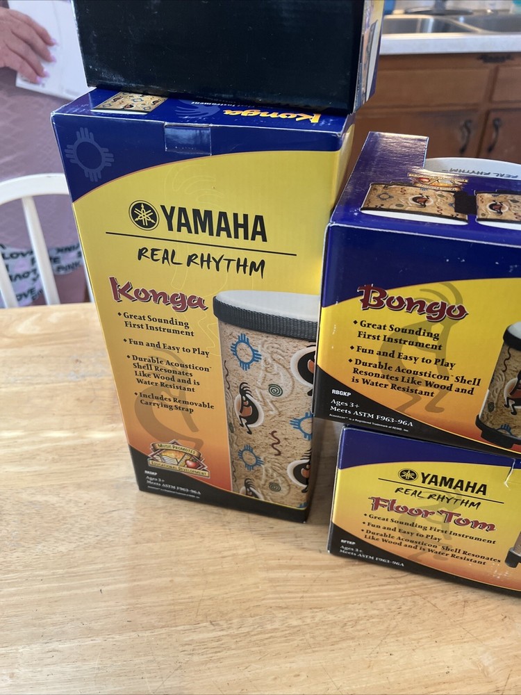 YAMAHA - Floor Tom, Bongo, Konga, Tambourine.