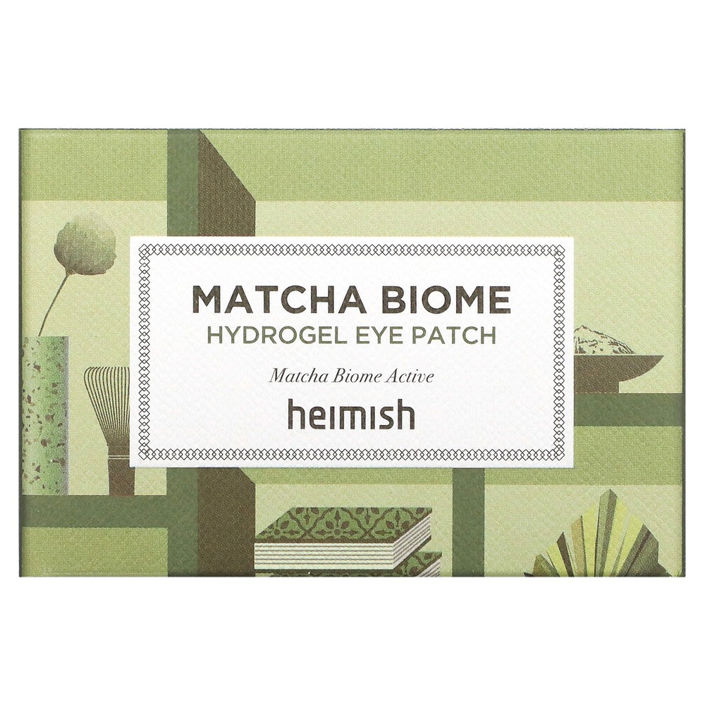 Matcha Biome, Hydrogel Eye Patch, 60 Patches, 1.4 g Each