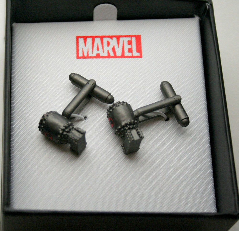 Marvel Comics Deadpool Bomb Metal Cuff Links New NOS Box