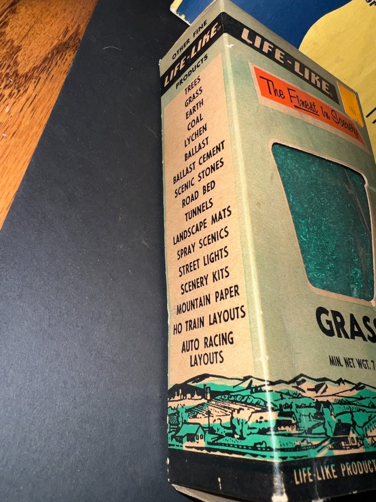 1952 Instructions For Assembling And Operating Lionel Trains & some Grass