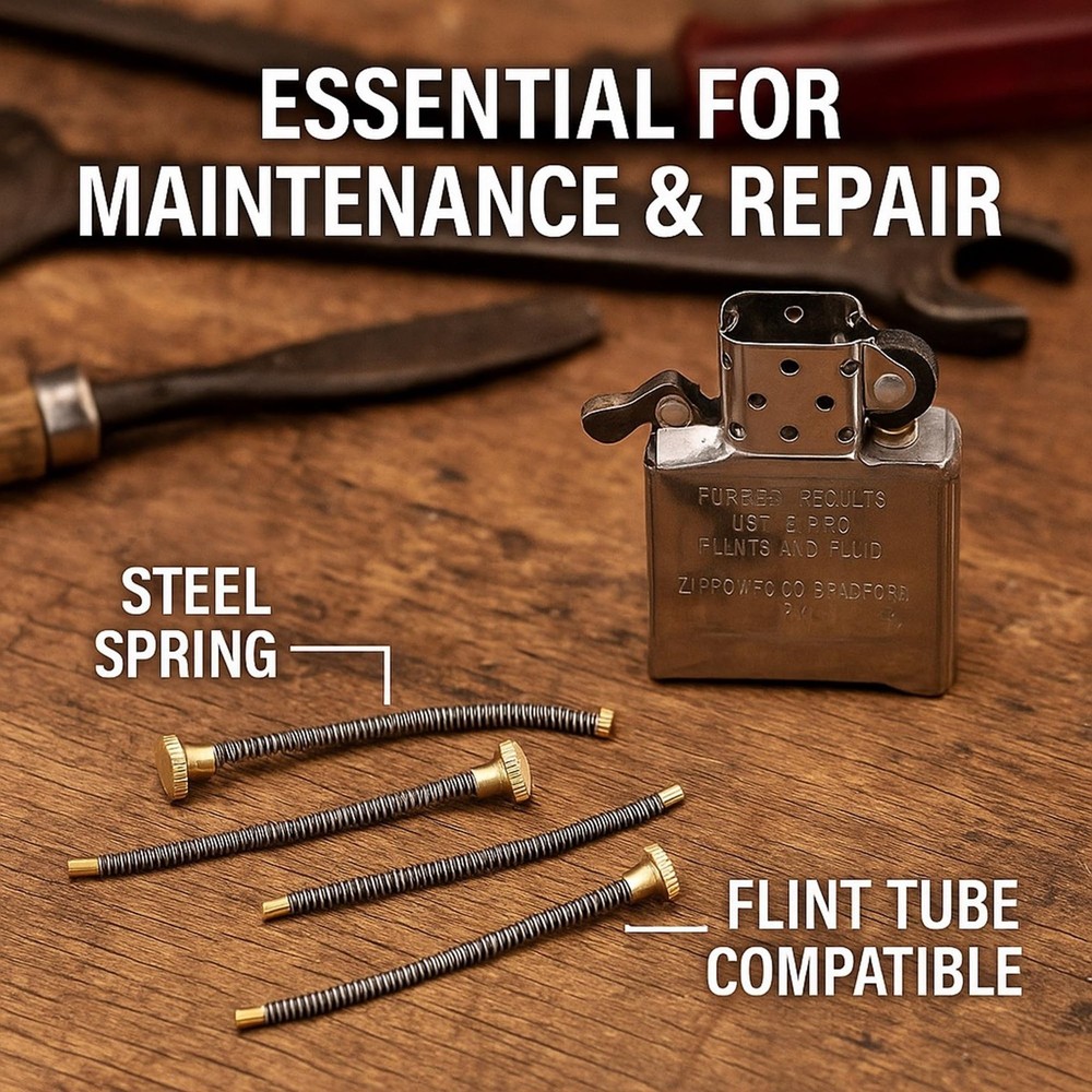 IN SELECT Lighter Repair Kit- Flint Spring Screw Replacement Parts...