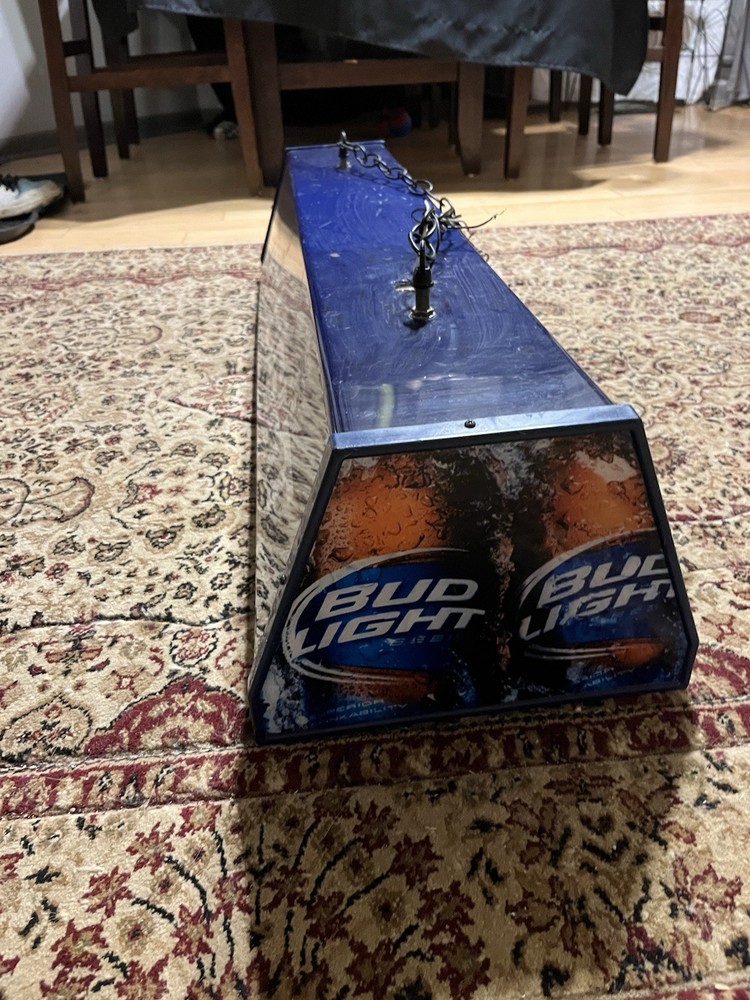 Bud Light Billiards Pool Table Light