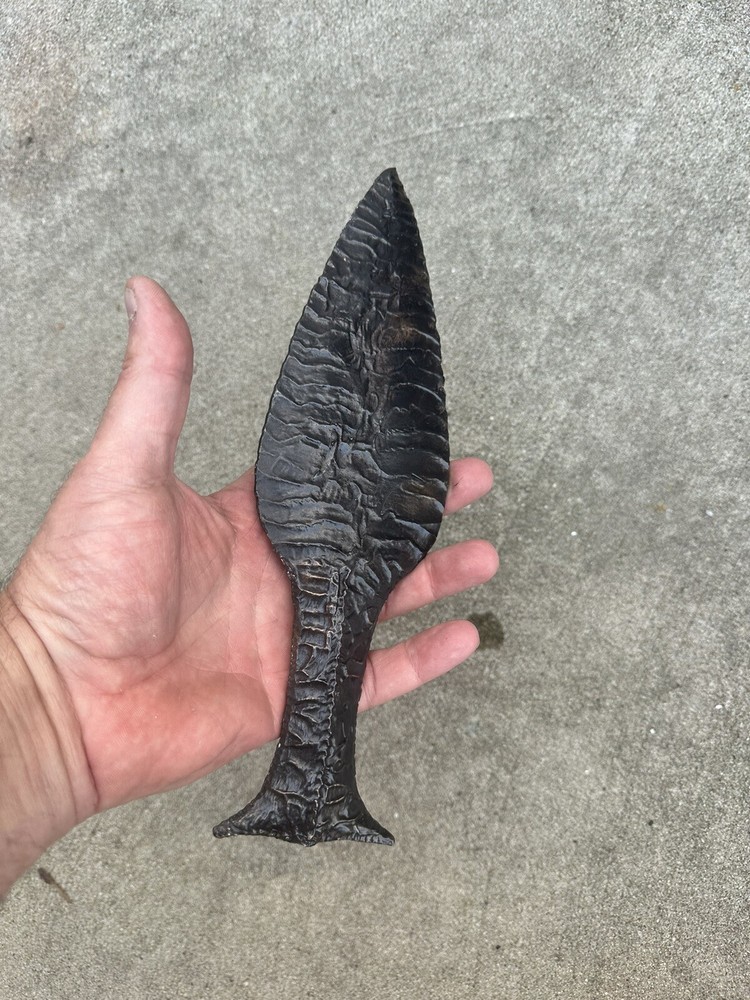 Solid Bronze Danish Fishtail Dagger.