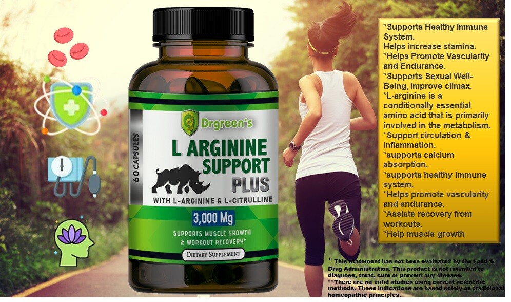 Factor L-Arginine 3000 MG, Extra Strength Nitric Oxide & Circulation Boost 1 ct