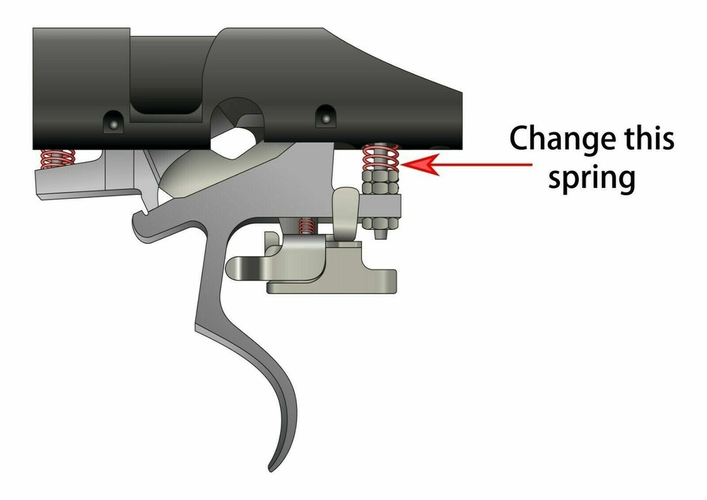 T/C Compass (First Generation) Reduced Power Trigger Spring 2.5 lbs