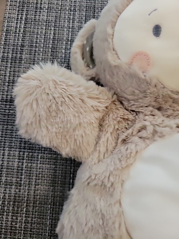 DEMDACO Monkey Soft Plush Stuffed Hand Puppet NWT