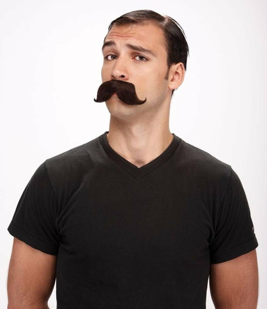Halloween FX Mustache The English Brown
