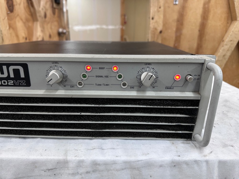 Crown Macro-Tech 5002VZ 2 Channel Power Amplifier - Tested & Working (#5629)