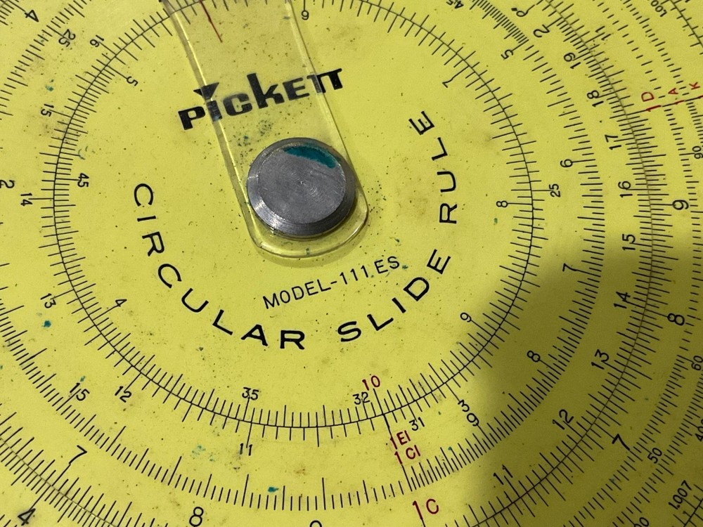Pickett Circular Slide Rule 111ES