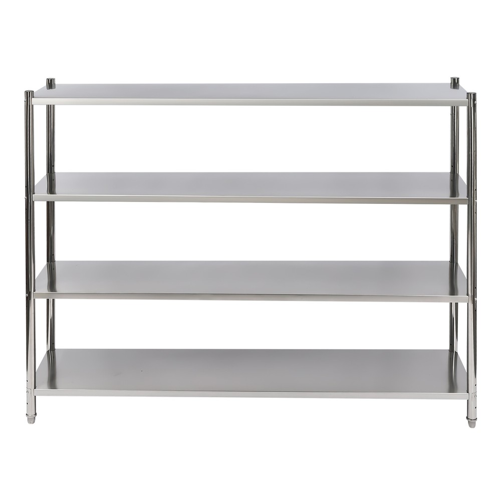 Stainless Steel Shelving, 4 Tier Adjustable Shelf Storage,Storage Assistant new