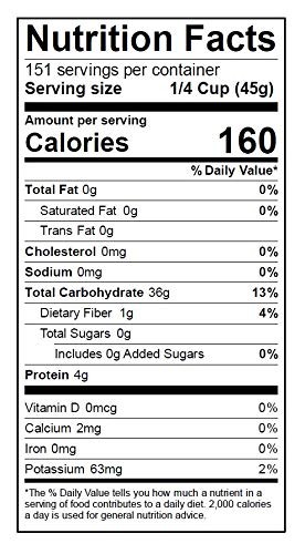 Naturally Aged Authentic Long Grain Indian White Basmati Rice - 15 lbs