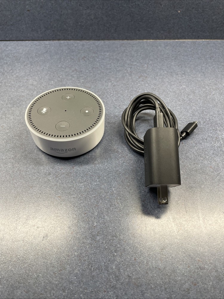 Amazon Echo Dot White RS03QR with Cable and Power Adapter