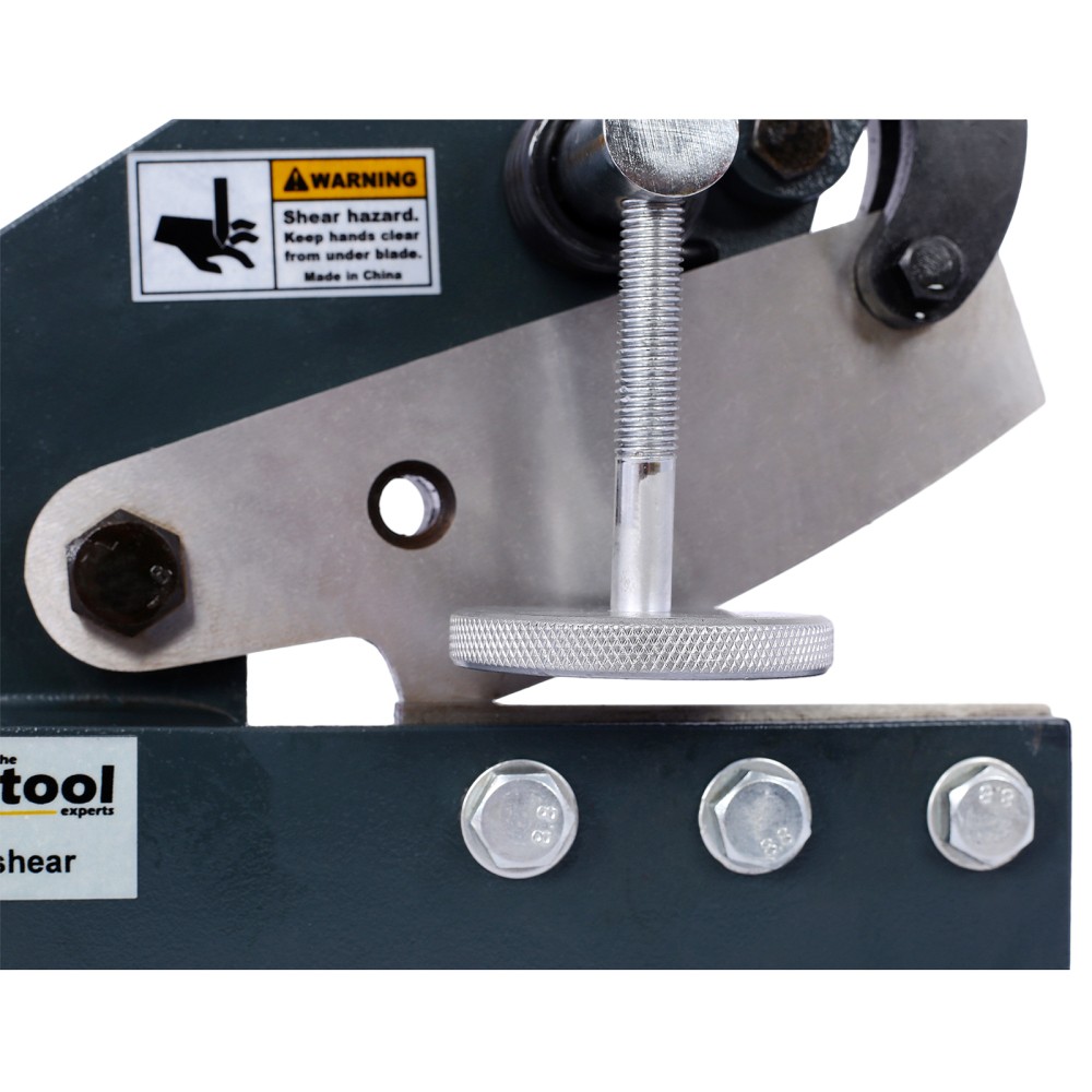 5" Industrial Sheet Metal Shear - Solid, High Precision Manual
