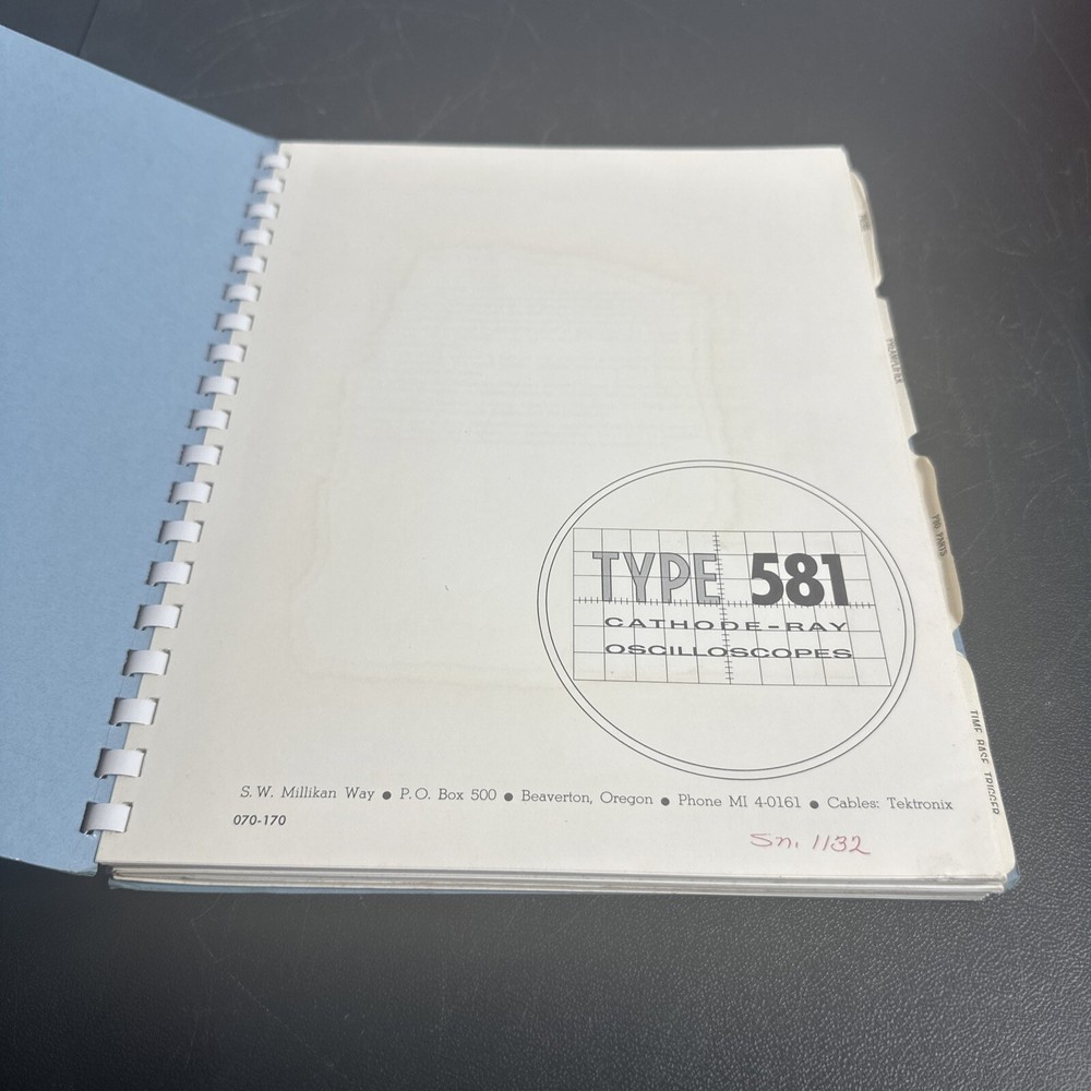 Tektronix Instruction Manual for Type 5819 Cathode-Ray Oscilloscopes