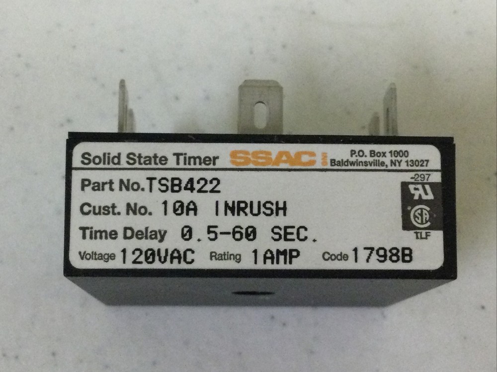 NEW, SSAC TSB422 SOLID-STATE TIMING MODULE RELAY, FREE SHIPPING