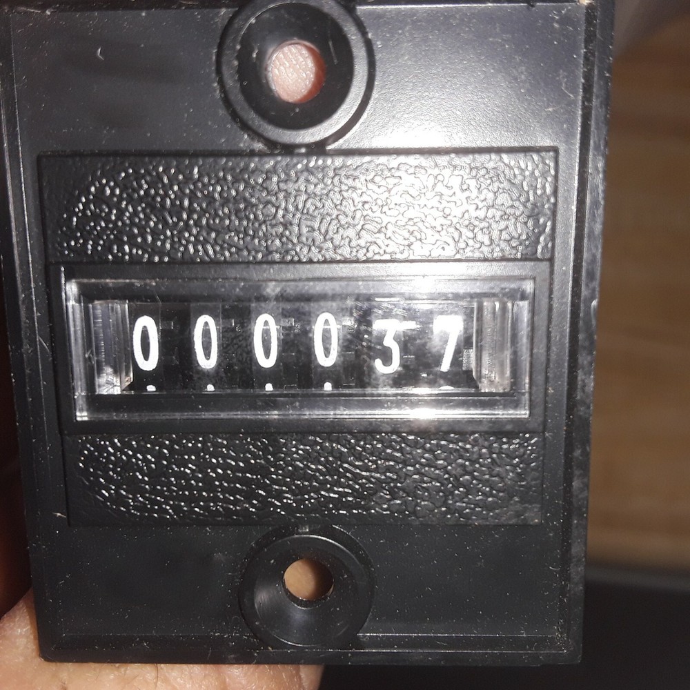 Veeder Root COUNTER 779086-207 Panel Mount Totalizer 12V 1.5W NON-RESET 6-DIGIT