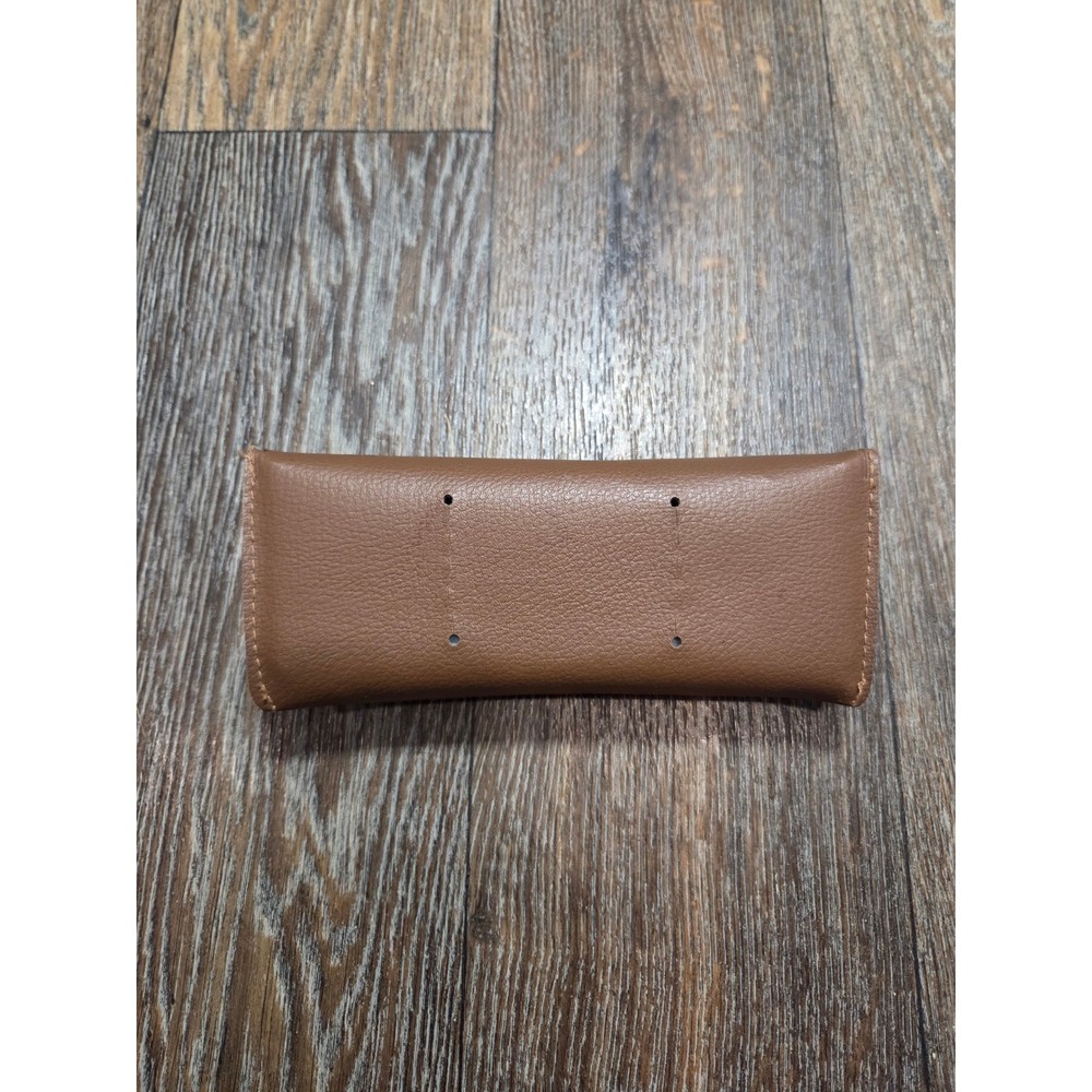 Bushnell Brown Faux Leather Protective Case Snap Closure Belt Loop Optical Bag