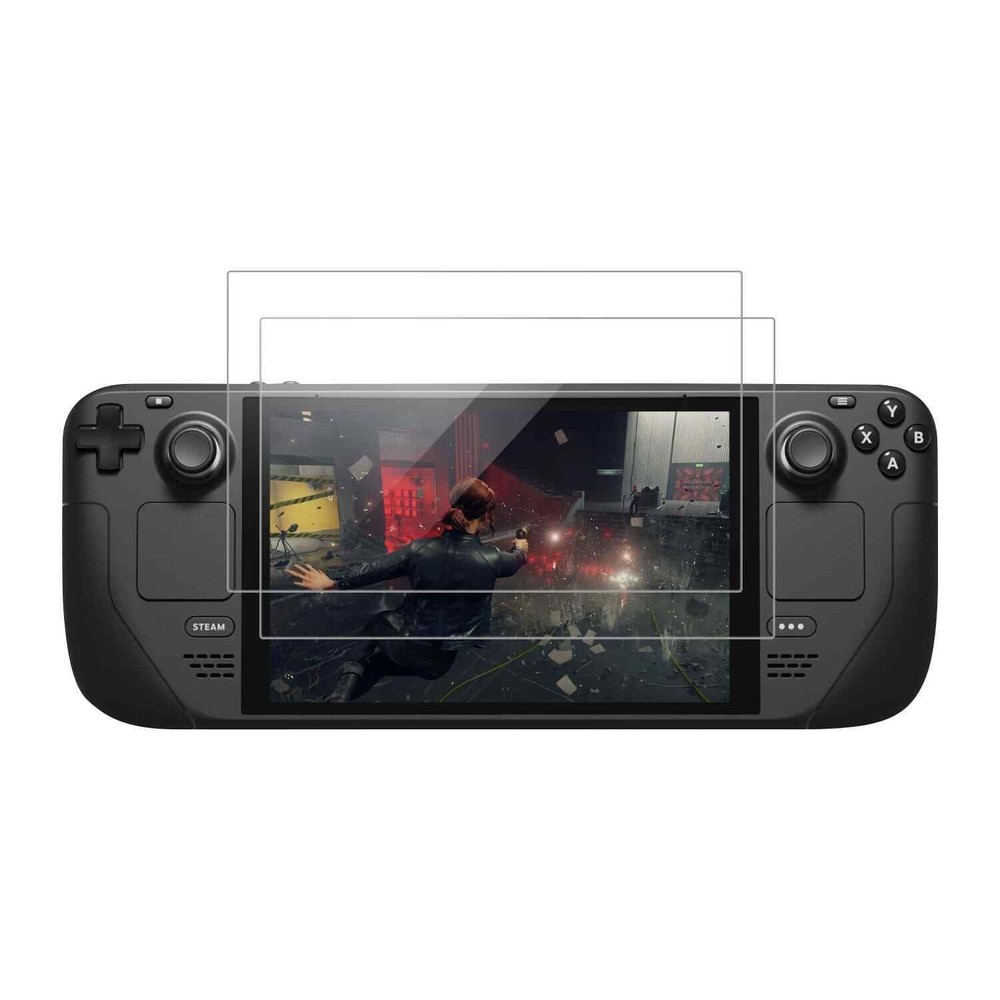 2Pcs Ultra thin 9H Tempered Glass Screen Protector for Steam Deck Game Console a