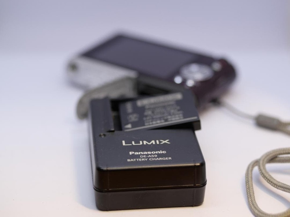 Panasonic Lumix DMC-FX60 Compact Digital Camera with Charger and Strap