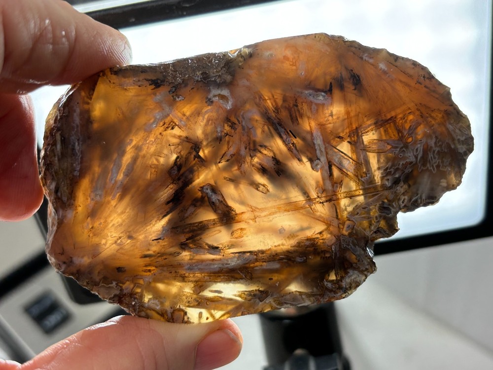 Turkish Stick Agate slab Cabbing Lapidary Collecting Combo Ship aval