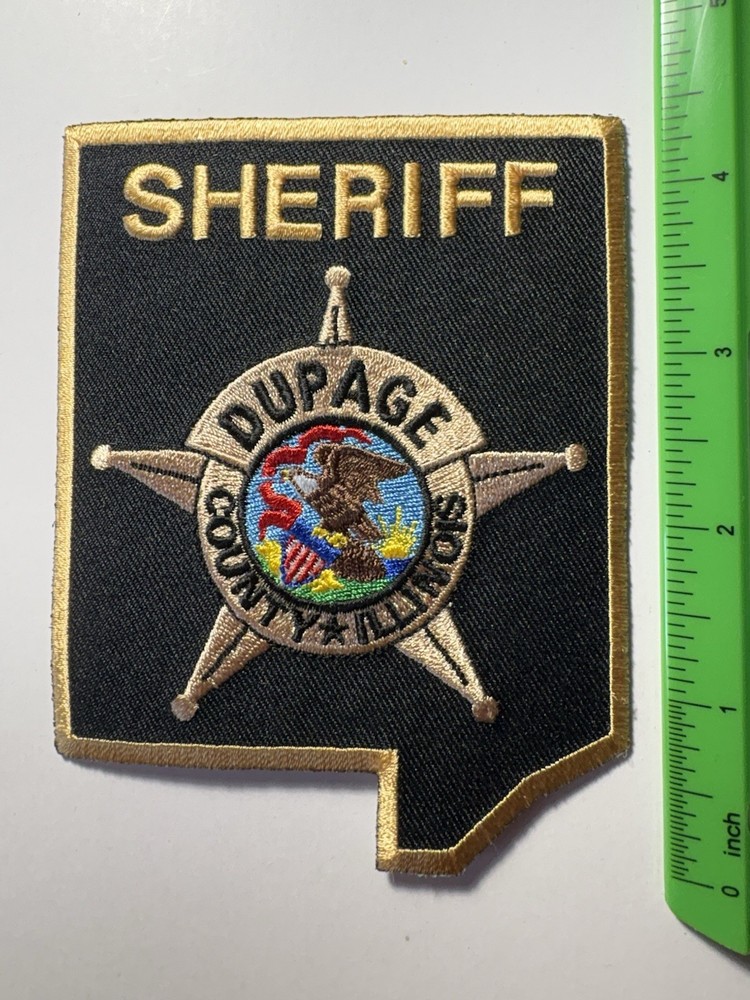 Dupage County Illinois Sheriff Patch ~ Style 2