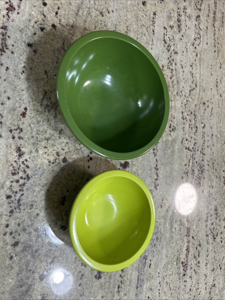 Zak Designs Melamine Mixing Bowl Set 2 Nesting Green