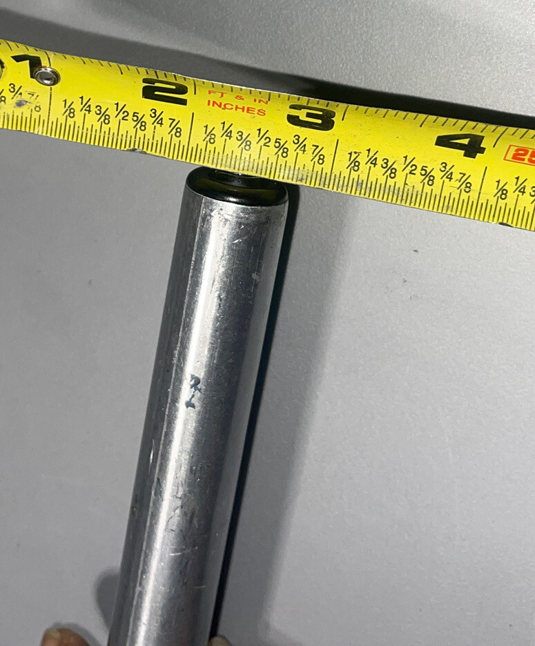 Pack of 4Conveyor Rollers 3/4” Diameter Galvanized Steel 11” Between Frame