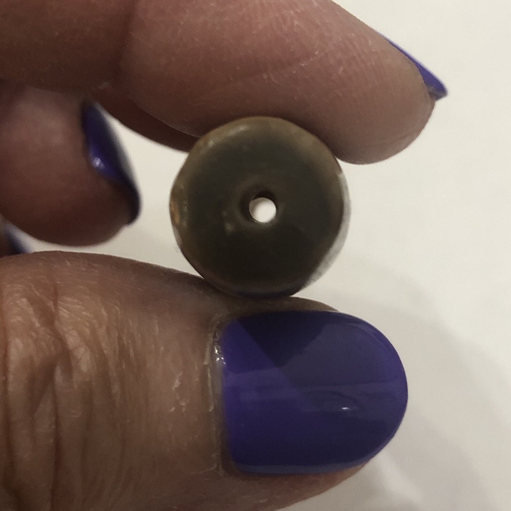 Tibetan Old Agate "Longevity / Bat" Dzi Bead
