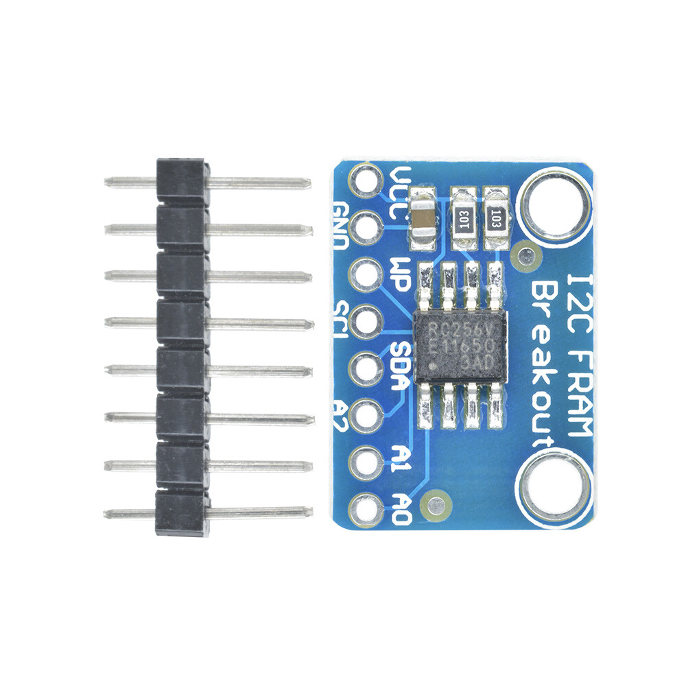 I2C IIC Non-Volatile FRAM MB85RC256V Breakout 256Kbit/32KByte Memory IC Tool