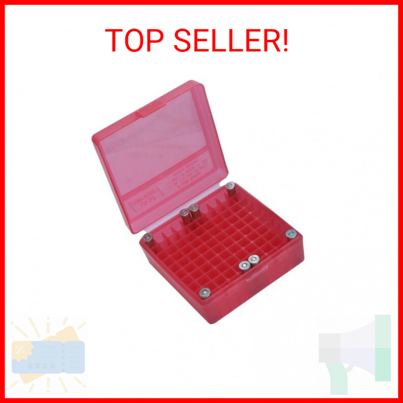 MTM 38/357 Cal 100 Round Flip-Top Ammo Box