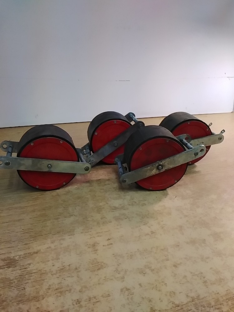 Lot Of 4 Interroll Conveyer Wheel Rollers